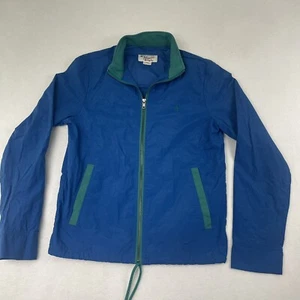 The Original Penguin Mens Full Zip Wind Breaker Jacket Size S Small Blue Preppy - Picture 1 of 10