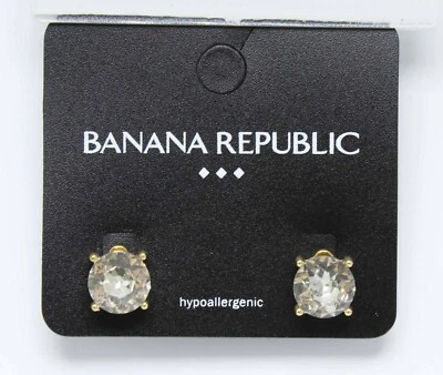 New Pair of Rhinestone Stud Earrings from Banana Republic #BRE12 - Image 1 of 2