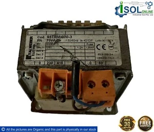 Italweber Elettra 70VA Control Transformer Pri 0/230/415 Sec 0/60 1.2A 1.25A/F # - Bild 1 von 4