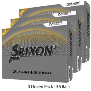 Srixon Golf 2025 Z-STAR Diamond Golf Balls (3) Dozen Pack, 36 Balls COLOR: White - Picture 1 of 5