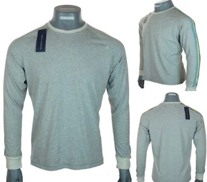 Nueva Camiseta Para Hombre French Connection Manga Larga PVP £40 Bordada Top XS S M L - Imagen 1 de 7