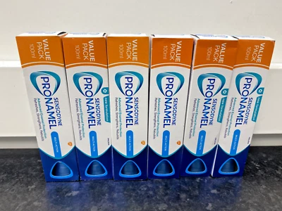 6 x 100ml Sensodyne ProNamel Zahnschmelzpflege Zahnpasta Multi-Action | Vorteilspackungen