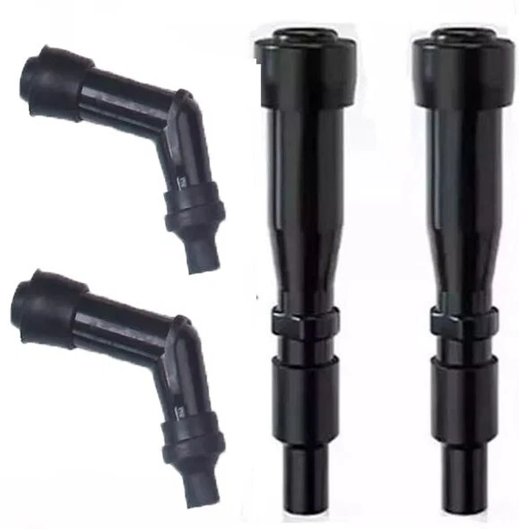 4 x свечи зажигания резистор крышки Kawasaki KZ650 KZ900 Suzuki GS550 GS750 - Изображение 1 из 1