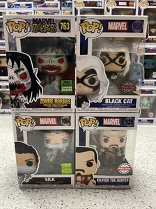 Funko Pop Vinyl- Marvel Comics- Spider-Man- Spiderverse Set 4pcs - Picture 1 of 10