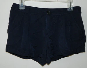 Mini-Shorts Damen Forever 21 einfarbig dunkelblau Größe 28 - Bild 1 von 3