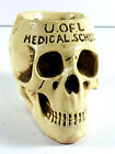 Antique chalkware Skull Ashtray University of Louisville KY Medical School