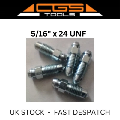 Tornillos de purga UNF de 5/16" x 24 tpi (5) Foto 1 de 4
