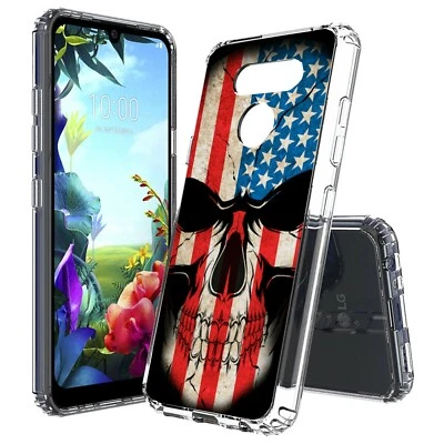 American Skullcap Shockproof Hybrid Hard Cover Soft Bumper Case for LG Models - Image 1 of 4
