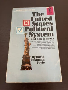 The United States Political System and How it Works Vintage 1967 Mentor Coyle PB - Imagen 1 de 5
