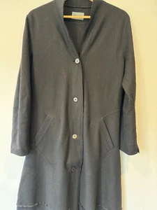 Oska Ladies 100% Wool Coat Black Regular 2.  Designed in Germany - Picture 1 of 9