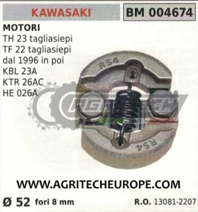13081-2207 FRIZIONE MOTORE KAWASAKI KBL 23A KTR 26AC HE 026A Ø52 - Picture 1 of 1