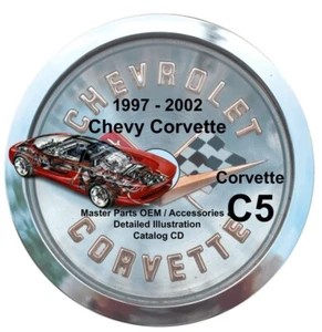 Corvette C5 ~ 2003 Chevy Master Parts Accessories illustration Catalog CD - Picture 1 of 18