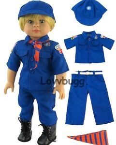 Cub Scout Uniform Repro for American Girl Boy Logan 18" Doll Clothes Shipdeal!