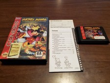 Sega genesis mickey mania. AUTHENTIC. CANADIAN SELLER.