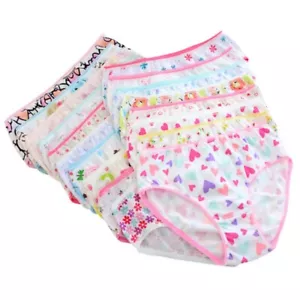 6 piezas Moda Bebés Niños Niñas Ropa Interior Floral Suave Algodón Bragas Calzoncillos Cortos - Imagen 1 de 17