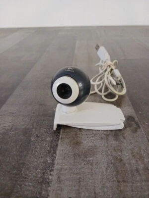 Logitech (V-UCV39) Grey USB Wired Webcam Computer QuickCam Connect Web Cam - Image 1 of 4