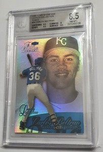1999 Flair Showcase Legacy Collection Row 3 Carlos Beltran RC 40/99 BGS 8.5 POP1