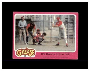 GREASE TRADING CARD 1978 IT'S DANNY AT BAT #53 JOHN TRAVOLTA SID CAESAR - Picture 1 of 2
