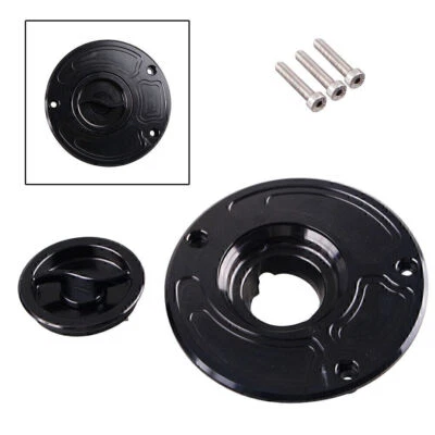 Gas Fuel Tank Cap Black For Kawasaki Ninja 650R ER6N ER6F 2006 2007 ZX10R 2004 - Image 1 of 4