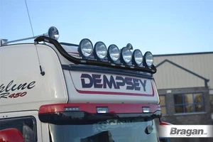 Barra de techo + LED + puntos para adaptarse al cubo Iveco Stralis + espacio-tiempo activo de alta vía negra - Imagen 1 de 10