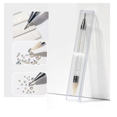 Wax Pen Rhinestone Picker Double Head Pick Up Applicator Tool for Gems, Crystal - image 1 of 2
