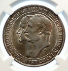 1911 A PRUSSIA KINGDOM Germany WILHELM II & III Silver 3 Mark Coin NGC i96164