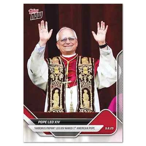 2025 Topps Now Pope Leo XIV - Picture 1 of 1