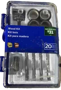 Dremel 733-01 Rotary Tool Accessories Kit, 20 Piece Wood Carving Set/free shipp - Picture 1 of 2