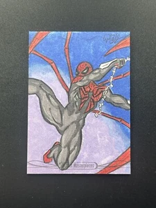 2016 Marvel Masterpieces Superior Spiderman sketch card after Joe Jusko - Picture 1 of 3