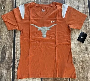 NIKE TEXAS LONGHORNS N-NECK T-SHIRT GIRLS JUNIORS KIDS XL NEW WITH TAGS $30 - Picture 1 of 6