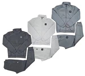 Time Is Money Tracksuit Mens Urban Slim Fit Designer Zip-Up Jacket & Joggers Set - Picture 1 of 22