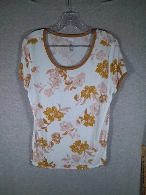 Volcom Tshirt Womens L/14 Floral - Image 1 of 4