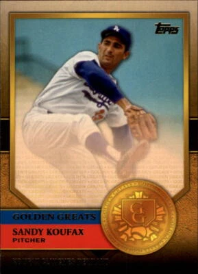 2012 Topps Golden Greats #GG48 Sandy Koufax - NM-MT - Image 1 of 2