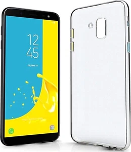 For SAMSUNG GALAXY J6 2018 SHOCKPROOF TPU CLEAR CASE SOFT GEL BACK SLIM COVER - Picture 1 of 10