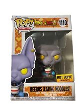 Funko POP! Dragon Ball Super #1110 Beerus (Eating Noodles) Hot Topic Exclusive