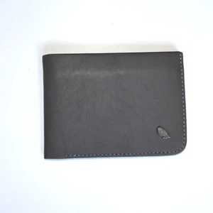 Bellroy Hide and Seek Lo Wallet slate Grey Brown Leather wallet Ex Display Low - Picture 1 of 5