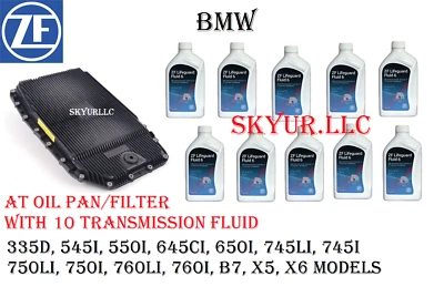 Kit de cárter/filtro y junta de aceite de transmisión con fluidos X10 BMW Land Rover OEM ZF Foto 1 de 4