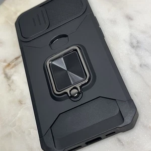Apple iPhone 14 360° Protective Case (Black) Shockproof, Lightweight, Phone Ring - Picture 1 of 5