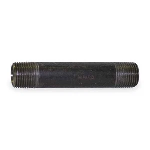Fabricante Varía Pezón de Tubo Negro, Roscado, 1/4x2-1/2 en 1LLX3 Fabricante - Imagen 1 de 1