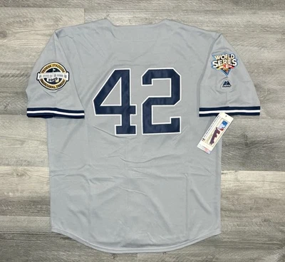 Camiseta masculina grande Mariano Rivera 2009 New York Yankees World Series Road - Imagem 1 de 3