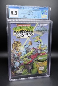 Teenage Mutant Ninja Turtles III NES Nintendo Factory Sealed! CGC Graded 9.2/A+