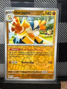 Pokemon TCG: Hariyama 113/193, Paldea Evolved _ REVERSE HOLO - Picture 1 of 1