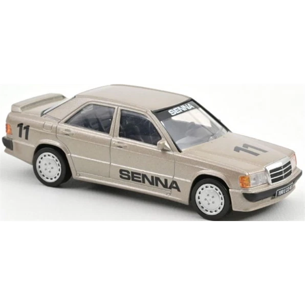 Mercedes 190E 2.3 beige metálico Senna 1984 Norev escala 1:43 Foto 1 de 1