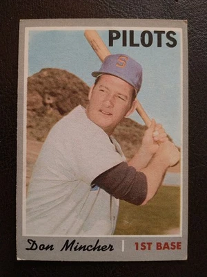 1970 Topps #185 Don Mincher GD - Image 1 of 2