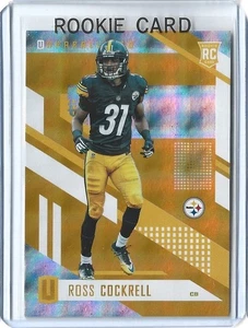 Ross Cockrell - 2017 Panini Unparalleled #29 - Rookie RC Small Hyperplaid #d/199 - Imagen 1 de 2