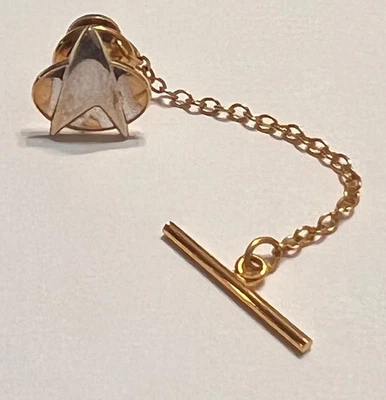 VTG 14K YG Star Trek Tie Tack Lapel Pin - Image 1 of 4