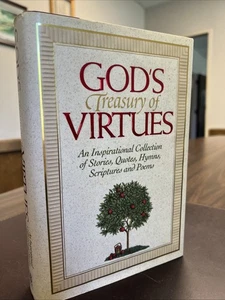 God’s Treasury Of Virtues | Inspirational Collection | 1995 1st Edition HC DJ - Picture 1 of 19