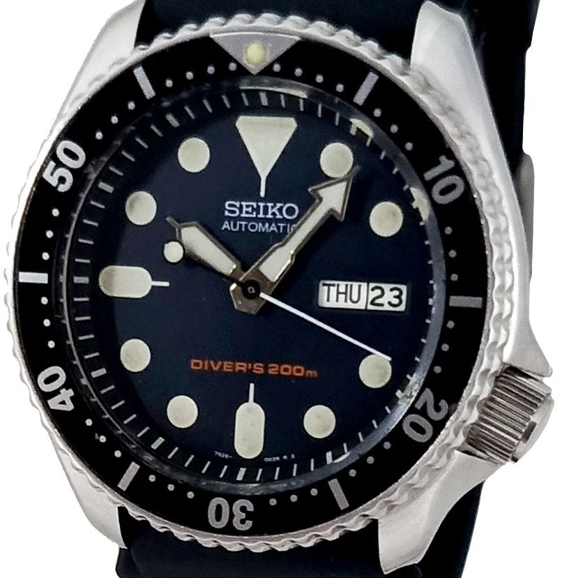 Vintage SEIKO diver SKX007 Genuine "Timeworn" dial, 7S26-0020 case & movement - Image 1 of 4