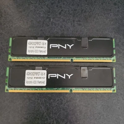 PNY 8GB (2X4GB) PC3-1600MHz DDR3-12800 1.9V 4GBH2X02E99924-165-H - Image 1 of 2