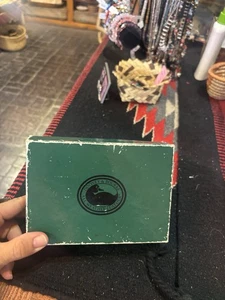 Dooney And Bourke Box Vintage Green And Black As Is  - Picture 1 of 6